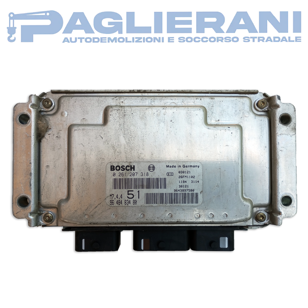 BOSCH Engine Control Unit ECU Citroen Xsara Picasso N68 2000-2011 M744 9648483480 (0261207318)