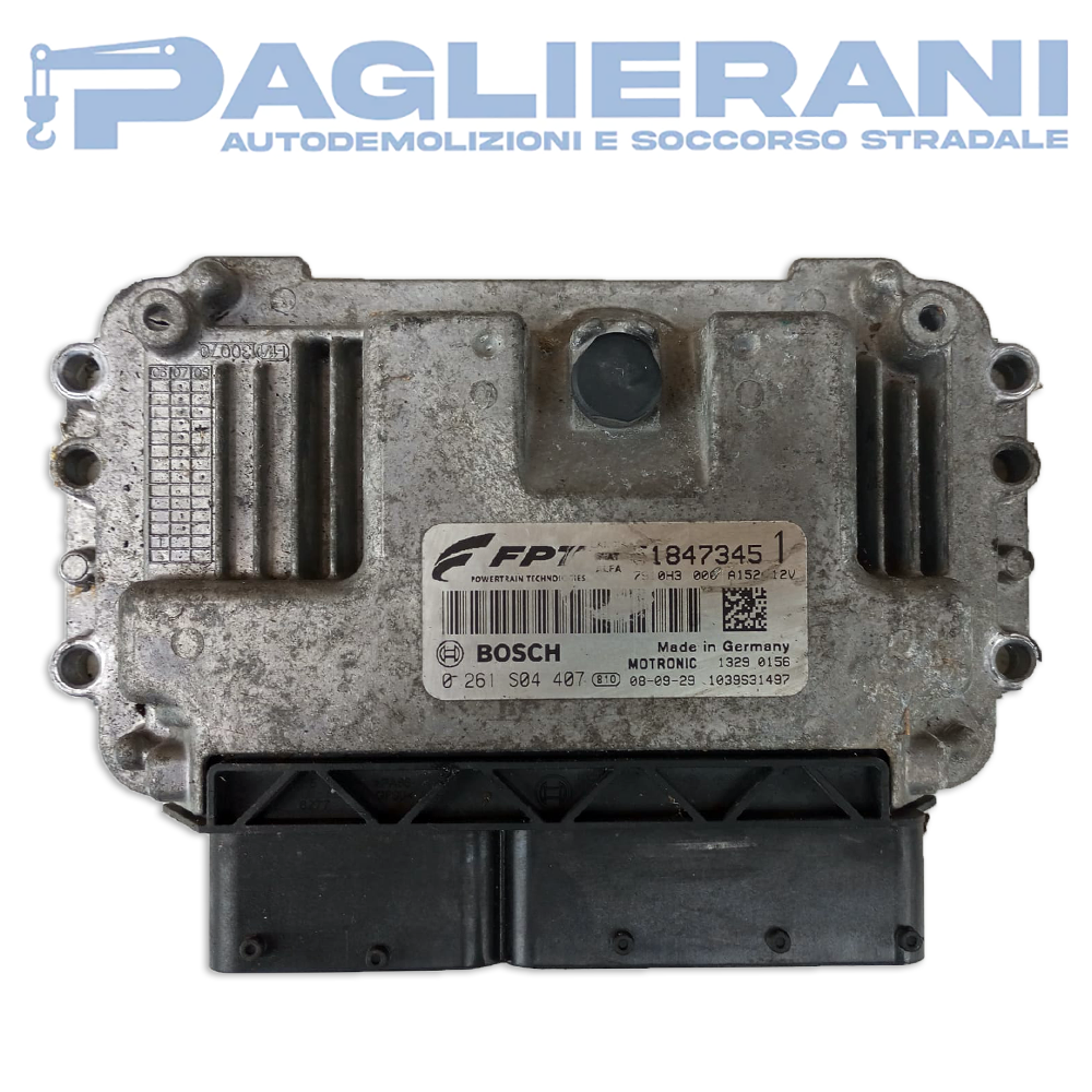 BOSCH FPT ECU Engine Control Unit Alfa Romeo MiTo 2008-2013 1847345 (0261S04407)