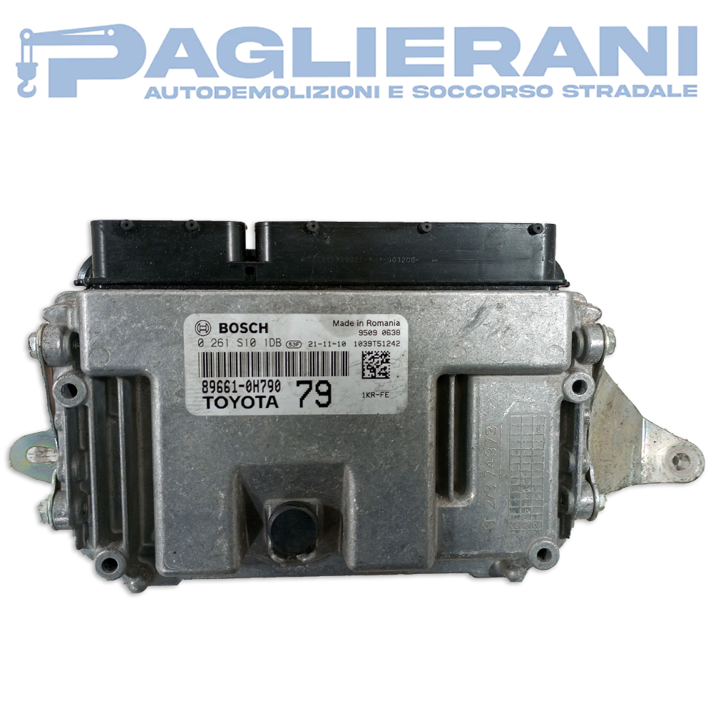 BOSCH Engine Control Unit ECU Toyota Aygo 2005-2014 89661-0H790 79 (0261S101DB)