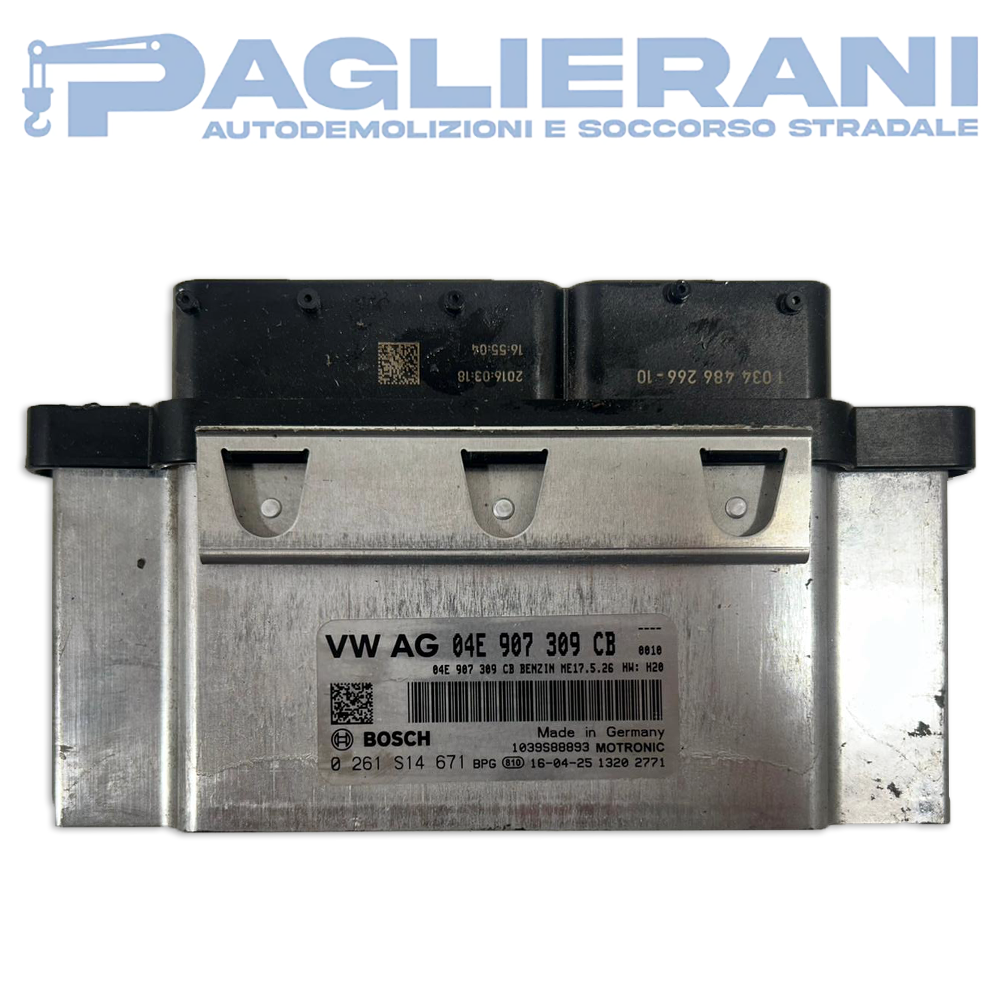 BOSCH Engine Control Unit ECU Seat Ibiza 2015-2017 04E907309CB (0261S14671)