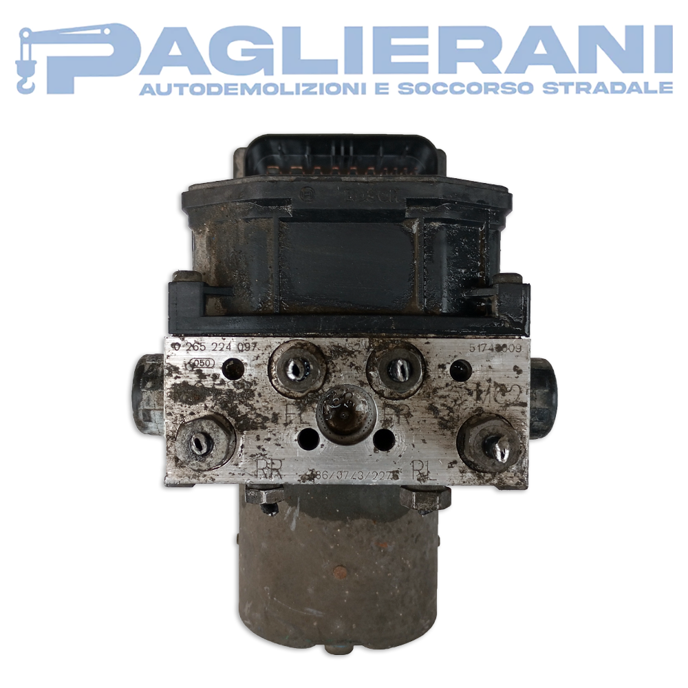 Centralina BOSCH Pompa ABS Lancia Musa 2007-2011 51805701 (0265230009)