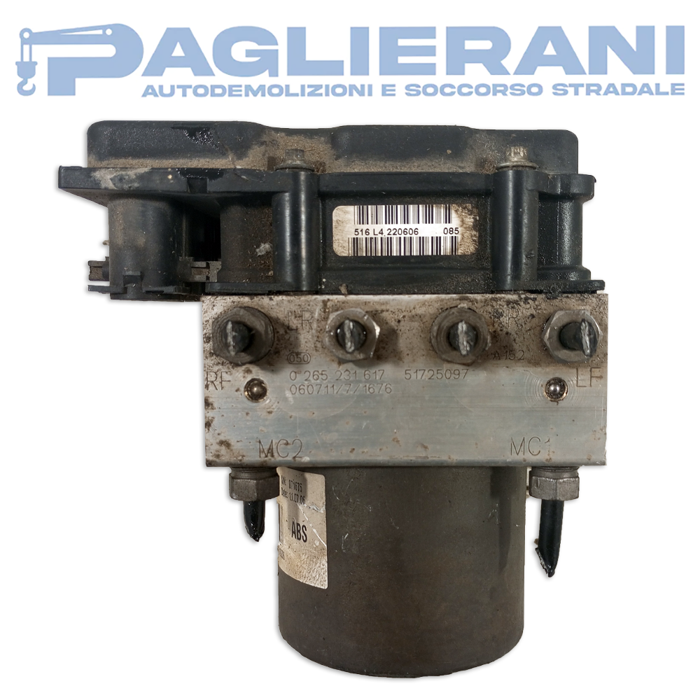 Centralina BOSCH Pompa ABS Peugeot Boxer 2006-2014 51725097 (0265231617)