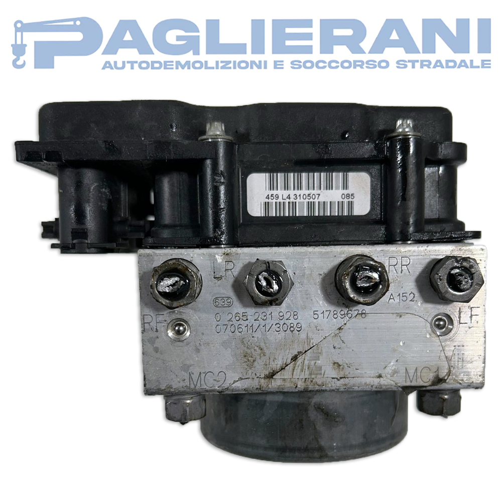 Centralina BOSCH Pompa ABS FIAT Bravo 2007-2014 51789678 (0265231928)