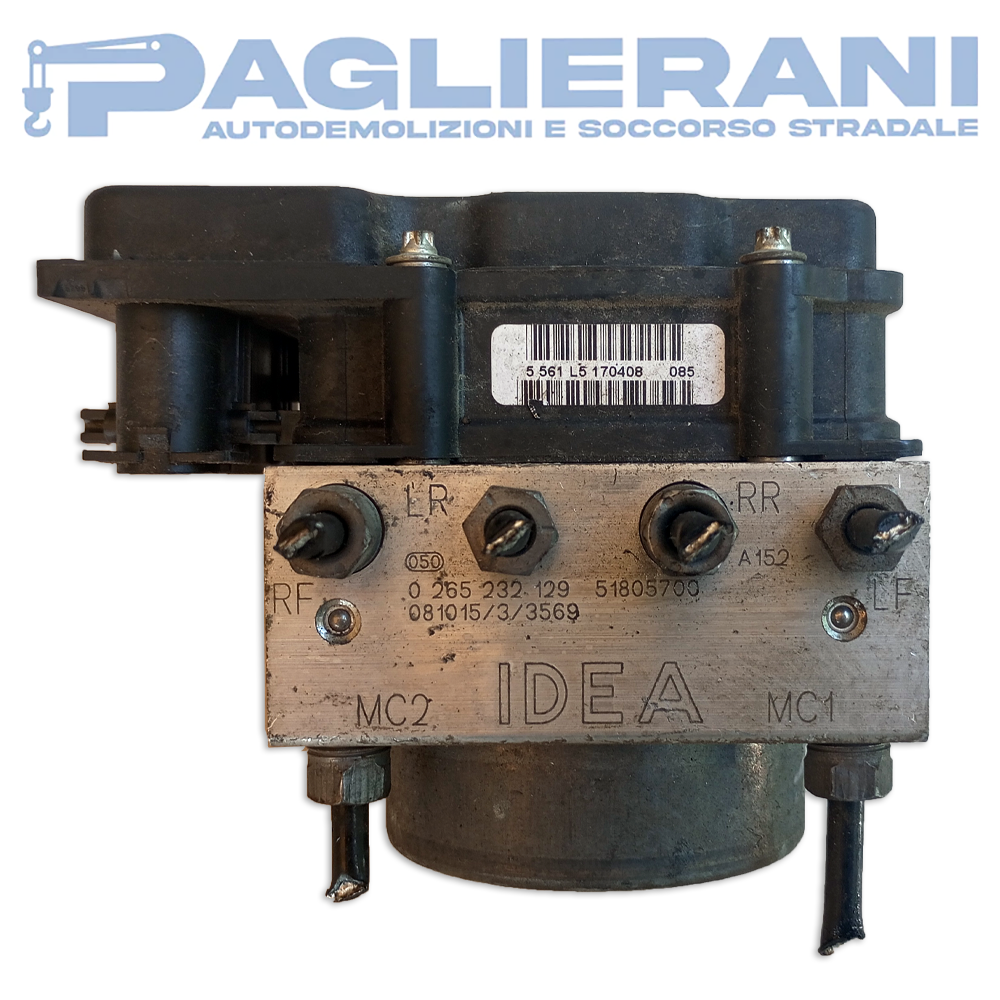 BOSCH Control Unit ABS Pump FIAT Idea 2005-2013 51805700 (0265232129)