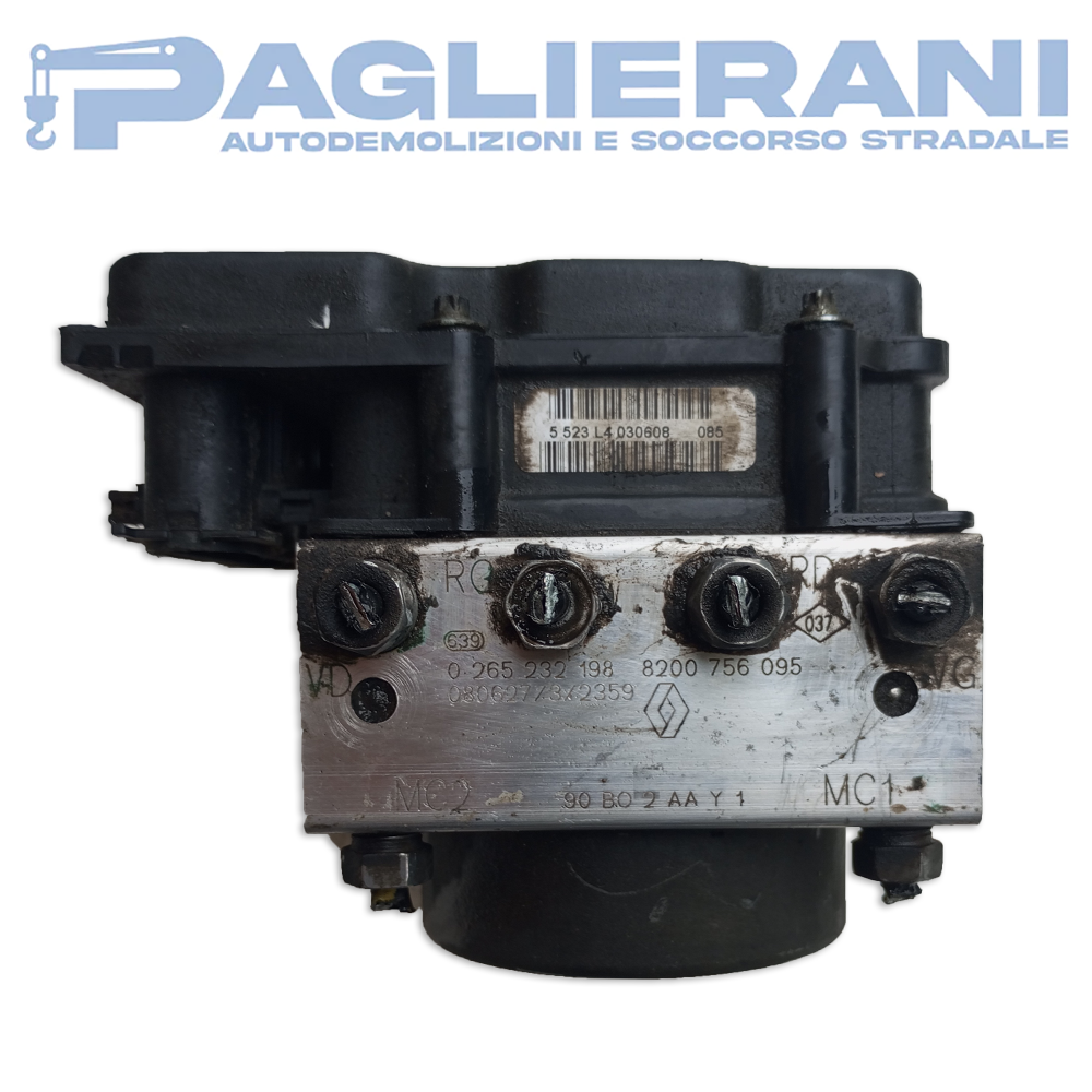 Centralina BOSCH Pompa ABS Dacia Sandero 2008-2011 8200756095 (0265232198)