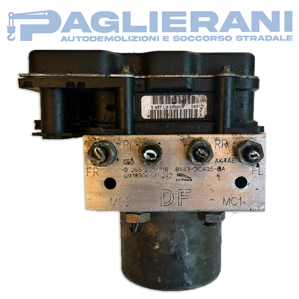 Centralina BOSCH Pompa ABS Jaguar X-Type 2001-2008 9X43-2C405-BA (0265235018)