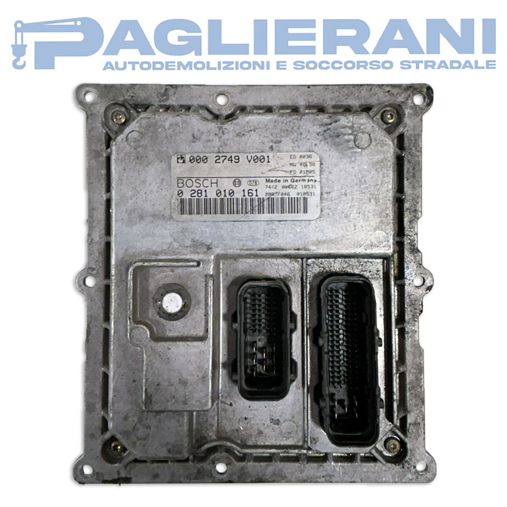 BOSCH ECU Engine Control Unit Smart ForTwo 450 2004-2007 0002749V001 (0281010161)