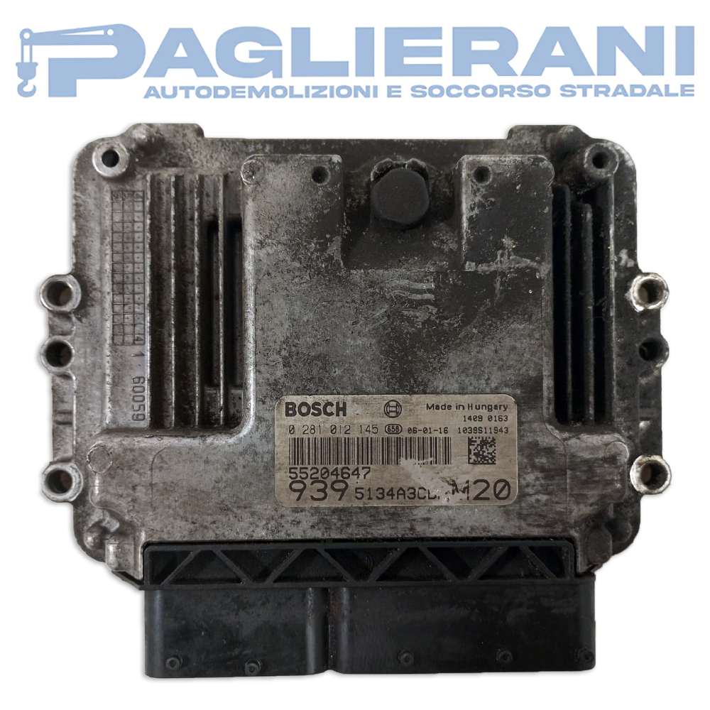 Centralina Motore ECU BOSCH Alfa Romeo 159 2005-2009 55204647 (0281012145)