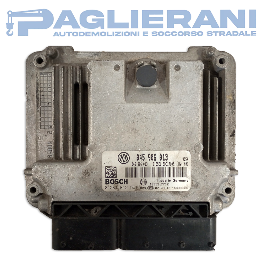 Centralina BOSCH Motore ECU Volkswagen Polo 2006 EDC17U05 045906013 (0281012551)