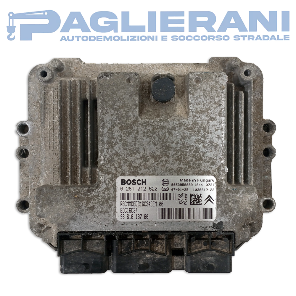 BOSCH ECU Engine Control Unit Citroen Berlingo 2002-2008 EDC16C34 9661813780 (0281012620)