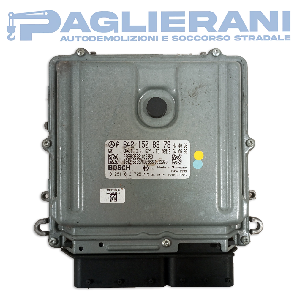 BOSCH Engine Control Unit ECU Mercedes-Benz E 2002-2007 A6421508378 (0281013725)