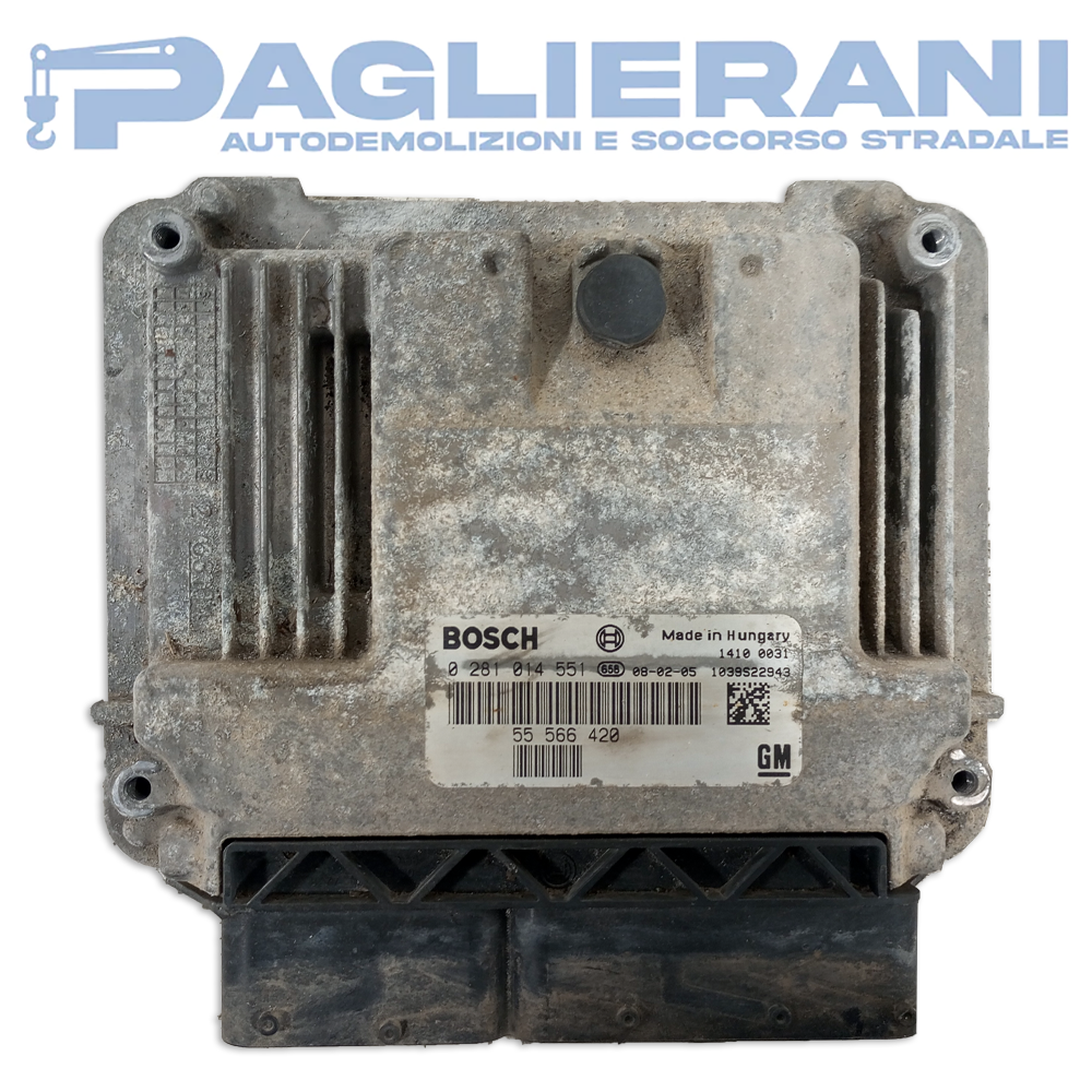 BOSCH ECU Engine Control Unit SAAB 9-3 MK2 2003-2013 GM 55566420 (0281014551)