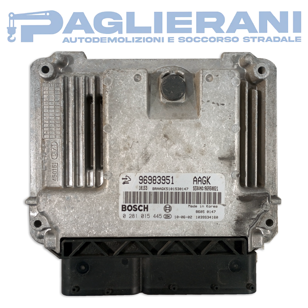 BOSCH ECU Engine Control Unit Chevrolet Cruze 2009-2016 96983951 AAGK (0281015445)