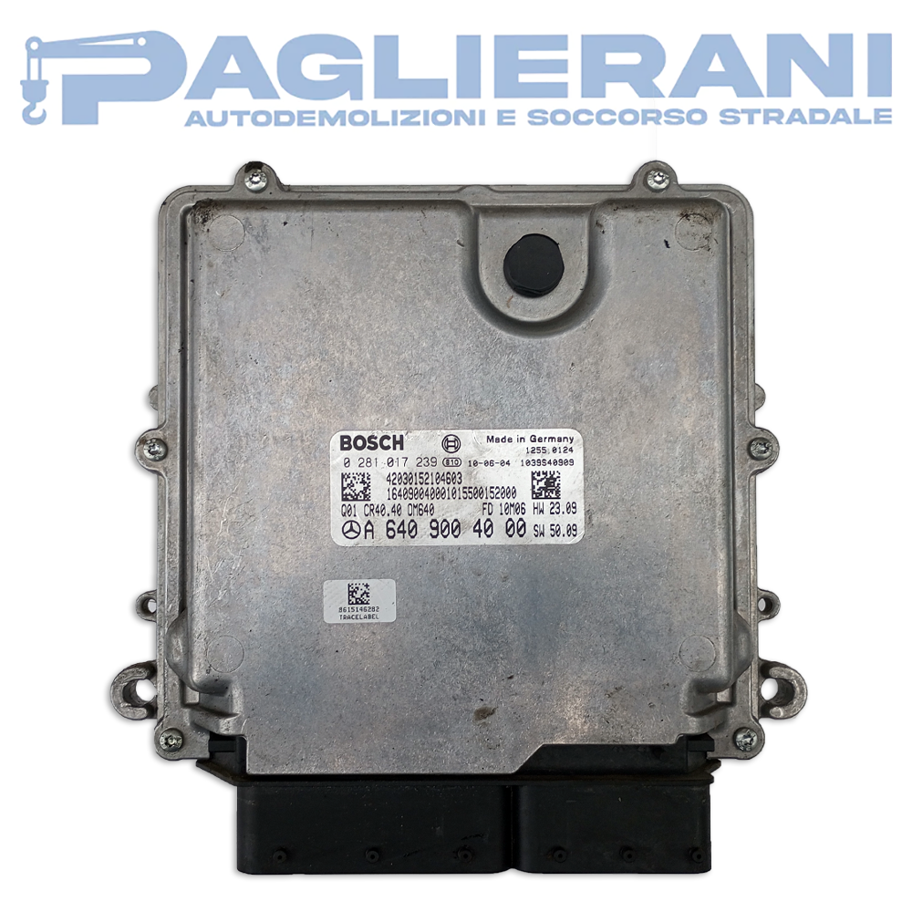 BOSCH ECU Engine Control Unit Mercedes-Benz A160 W169 2010-2015 A6409004000 (0281017239)