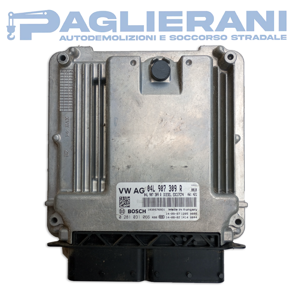 BOSCH ECU Engine Control Unit Audi A3/S3 (8V) 2013-2019 VW AG 04L907309R (0281031066)