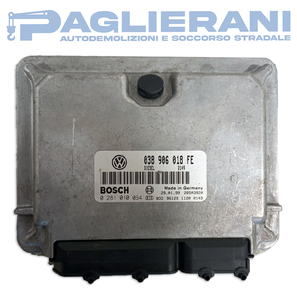 BOSCH ECU Engine Control Unit Volkswagen Passat Berlina 1996-2000 038906018FE (0281010064)