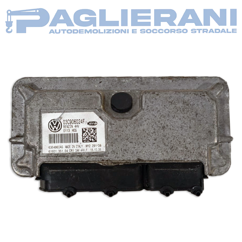 ECU Control Unit Magneti Marelli Volkswagen Polo 9N 2005-2009 (03C906024F)