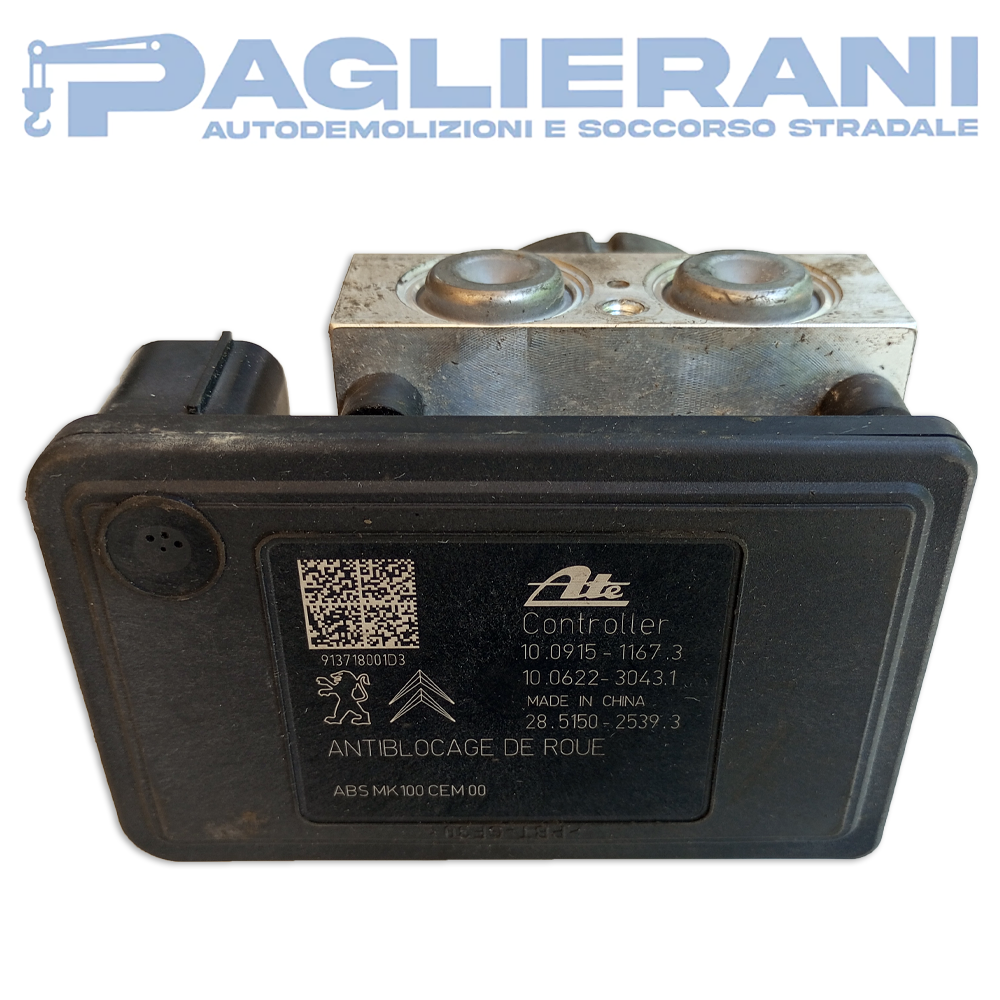 ATE Control Unit ABS Pump Citroen C3 2009-2015 (10.0915 -1167.3)