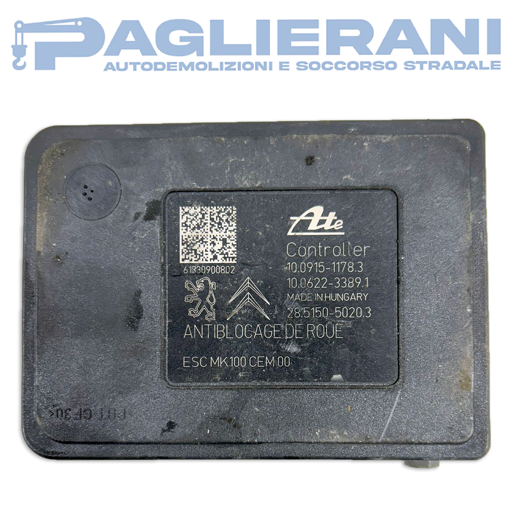 ATE Control Unit ABS Pump Peugeot 207 (10.0915 - 1178.3)