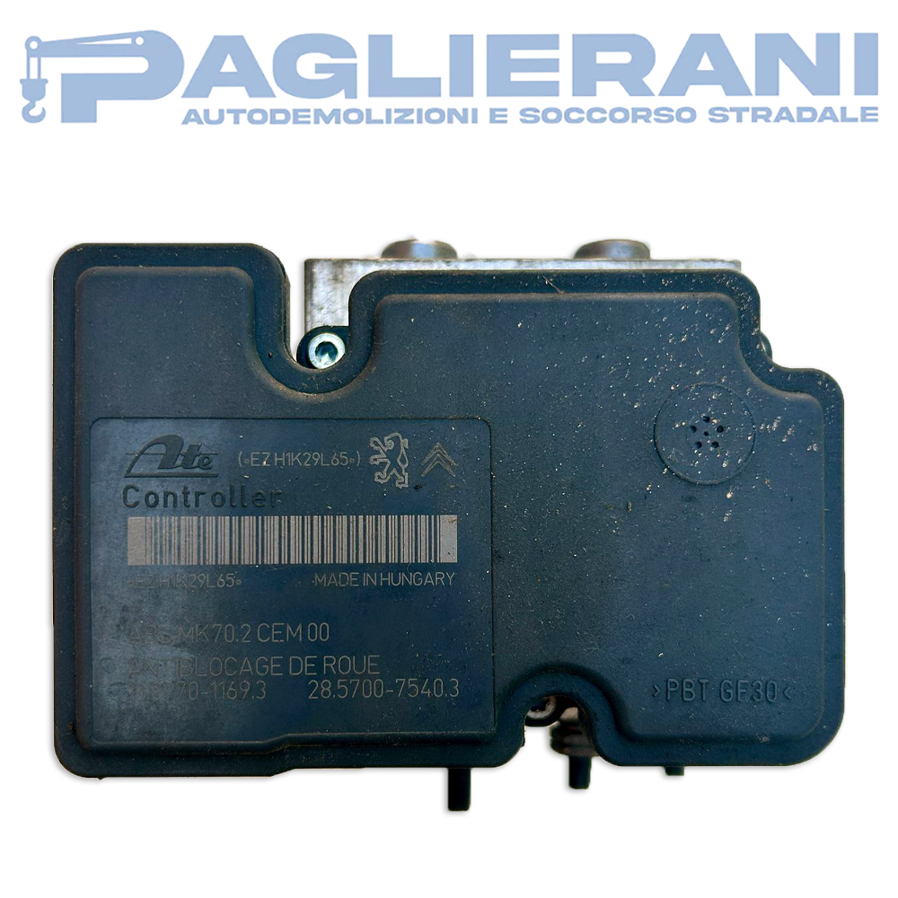 Centralina ATE Pompa ABS Citroen C3 2009-2015 (10.0970 - 1169.3)