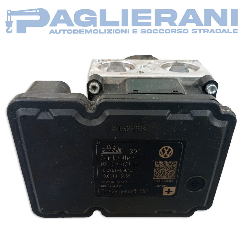 ATE control unit ABS pump Volkswagen Golf Mk6 VI 2011-2013 10.0961-0364.3 3QT (1K0907379BL)
