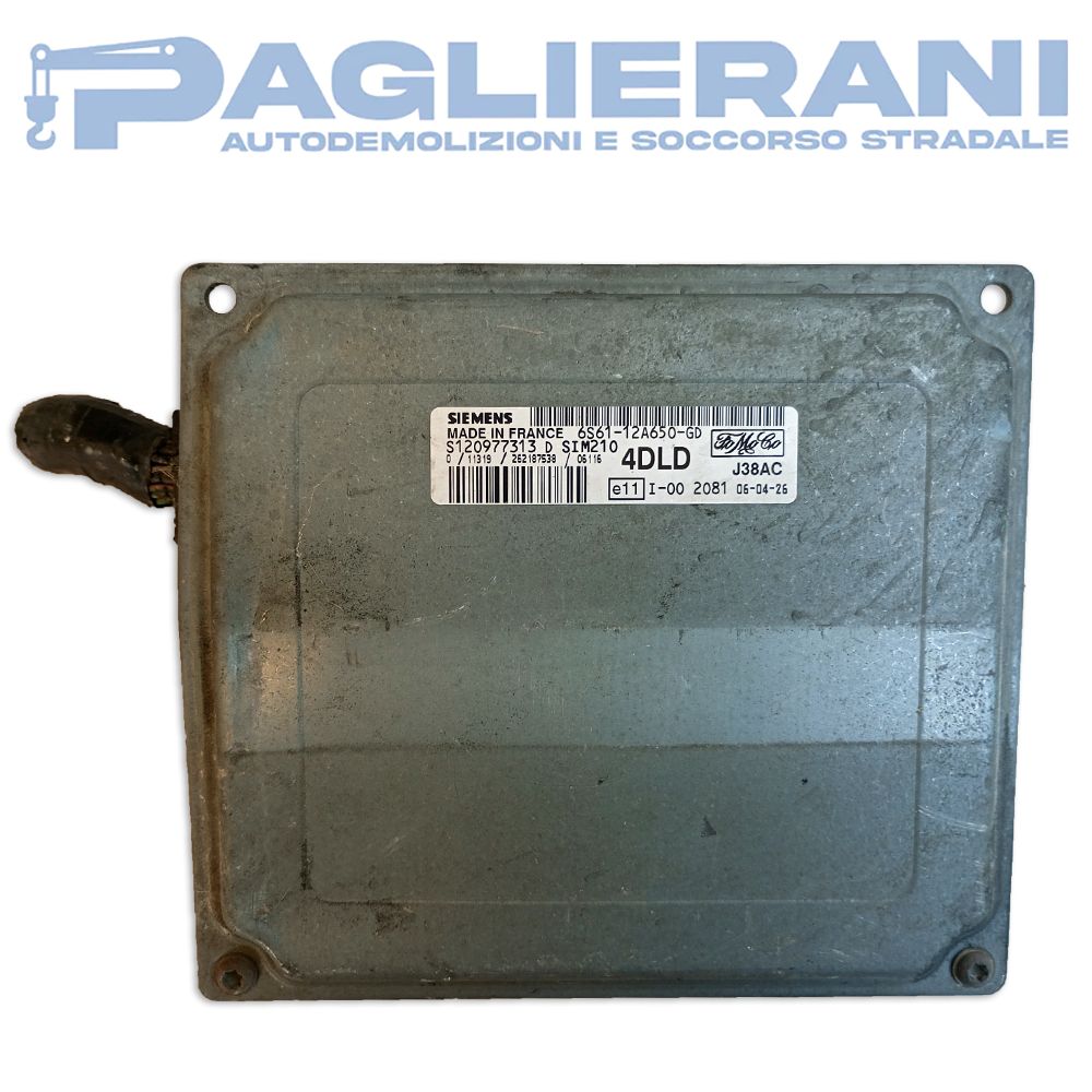 Siemens FoMoCo Engine Control Unit ECU Fiesta Fusion 2002-2012 SIM210 J38AC 4DLD (S120977313D)