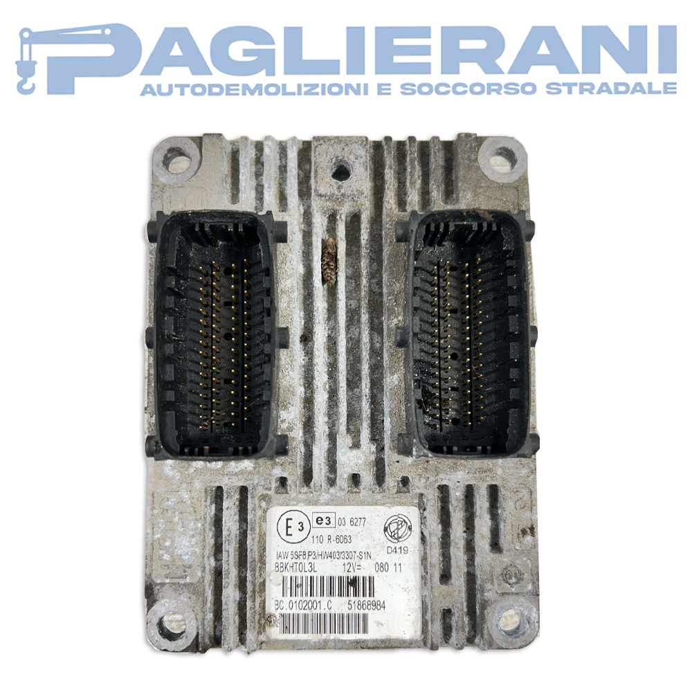 Magneti Marelli Engine ECU Control Unit FIAT Qubo 2008-2015 D419 IAW5SF8P3 (51868984)