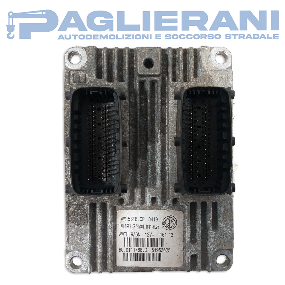 Centralina Motore ECU Magneti Marelli FIAT Panda 312 2012-2026 IAW5SF8.CP D419 (51953625)