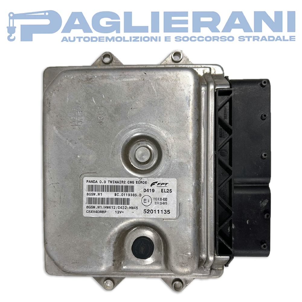 Magneti Marelli FPT ECU Engine Control Unit FIAT Panda Twinair 2011-2025 8GSWM1 D419 EL25 (52011135)