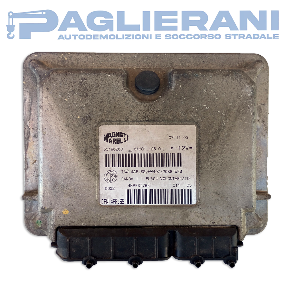 Magneti Marelli ECU Engine Control Unit FIAT Panda 169 2003-2012 IAW4AFSS (55196620)