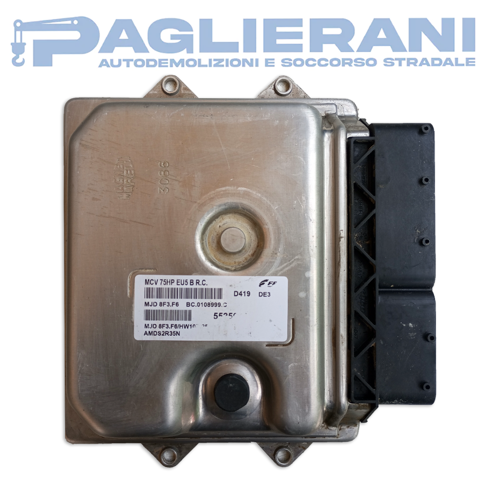 Centralina Motore ECU Magneti Marelli FPT FIAT Fiorino 2013 MJD8F3F6 (55250637)