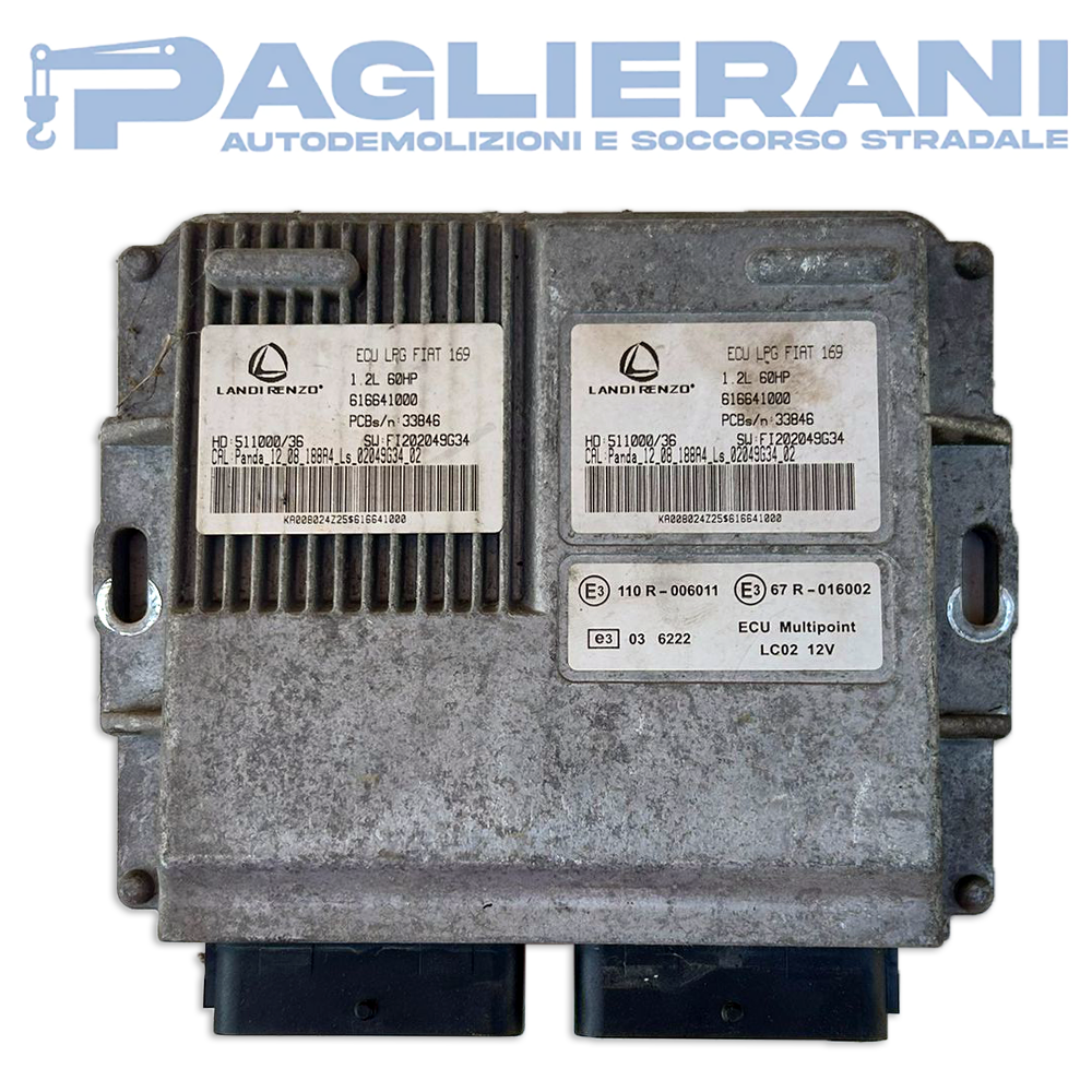 Landi Renzo Omegas Engine Control Unit ECU LPG FIAT Panda 169 2003-2012 (616641000)