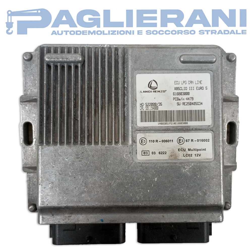 Centralina Motore ECU GPL Landi Renzo Renault Clio 2010-2012 (616803000)