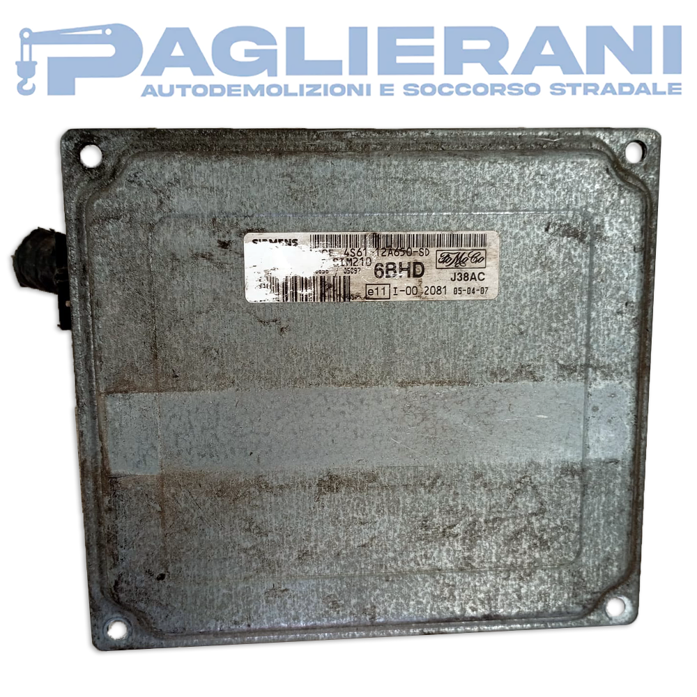 Centralina ECU Motore Siemens FoMoCo Mazda 2 2005 6BHD SIM210 4S61-12A650-SD (S120977015F)