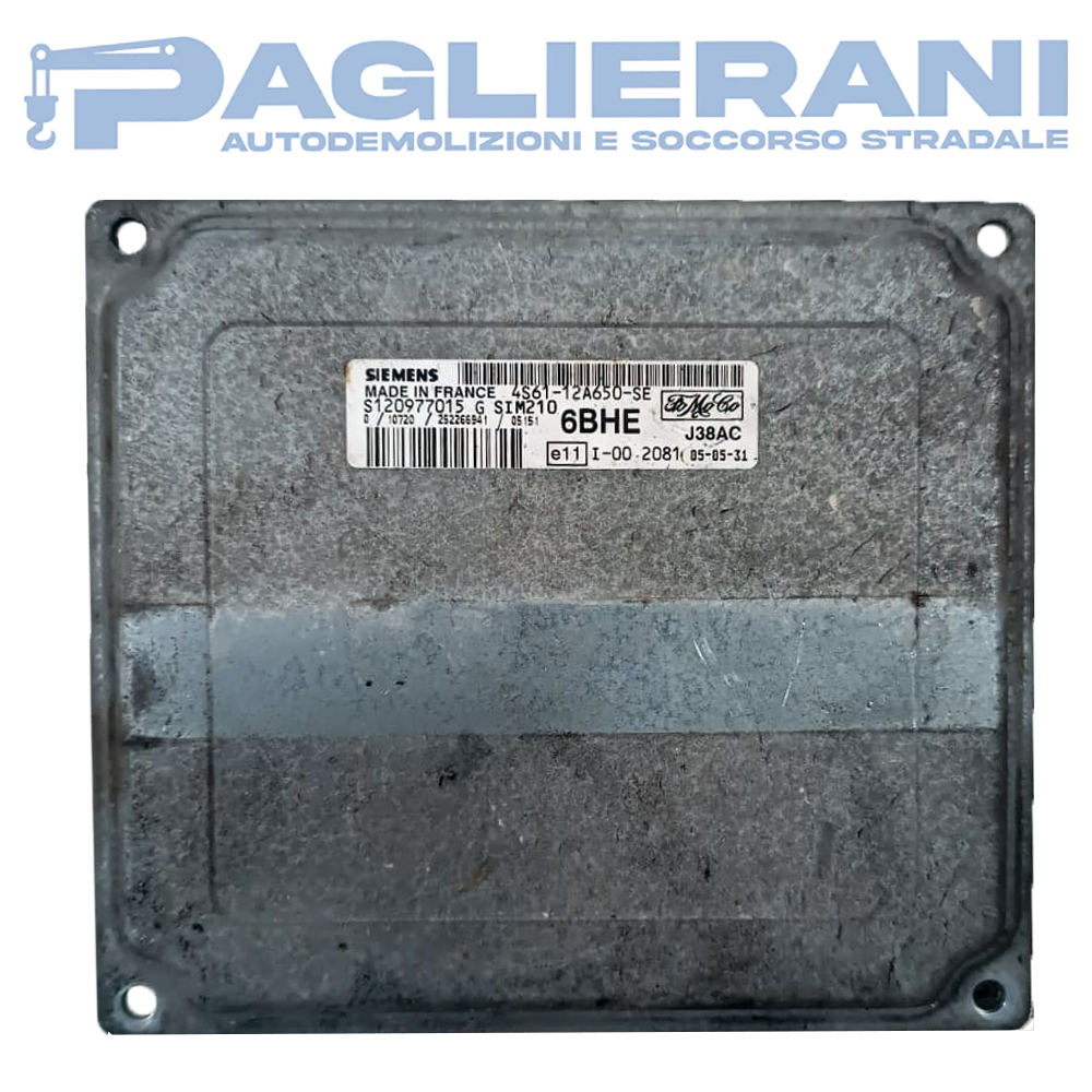 Centralina ECU Motore Siemens Ford SIM210 6BHE J38AC (S120977015 G)