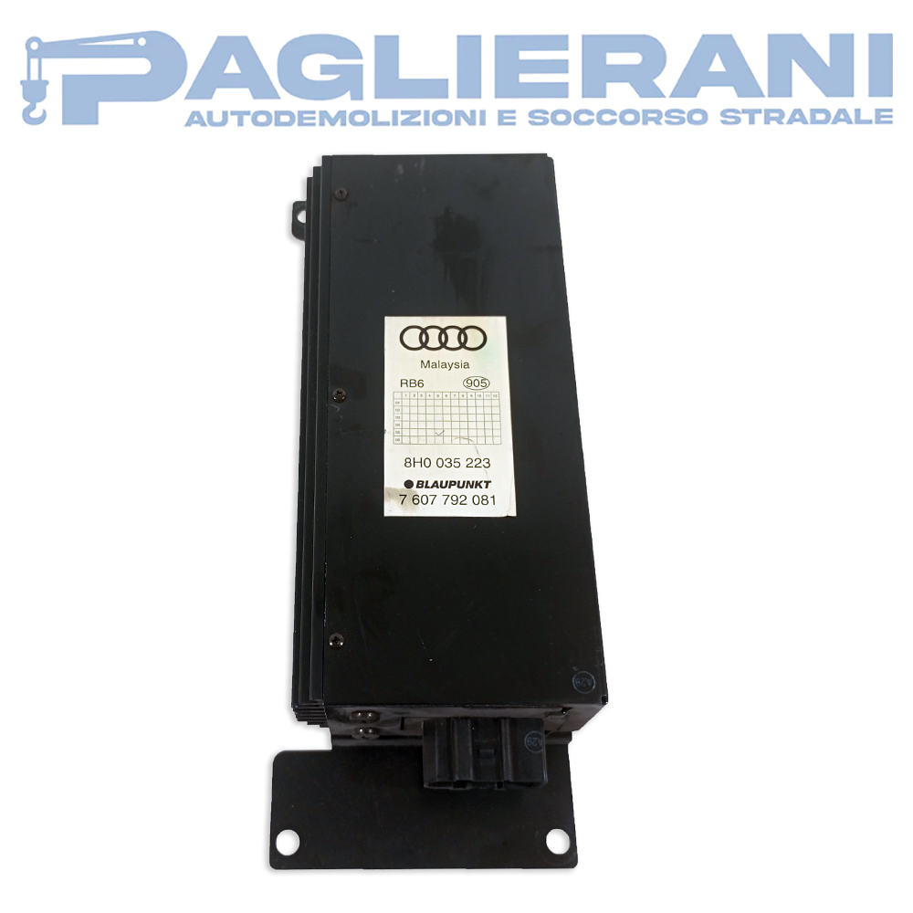 Original Audi Blaupunkt Amplifier (Ref. Code 7607792081)