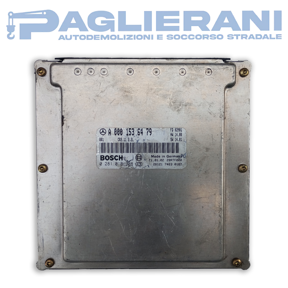 Engine ECU control unit 0281010908 Mercedes-Benz C-Class (Ref. Code A0001536479)