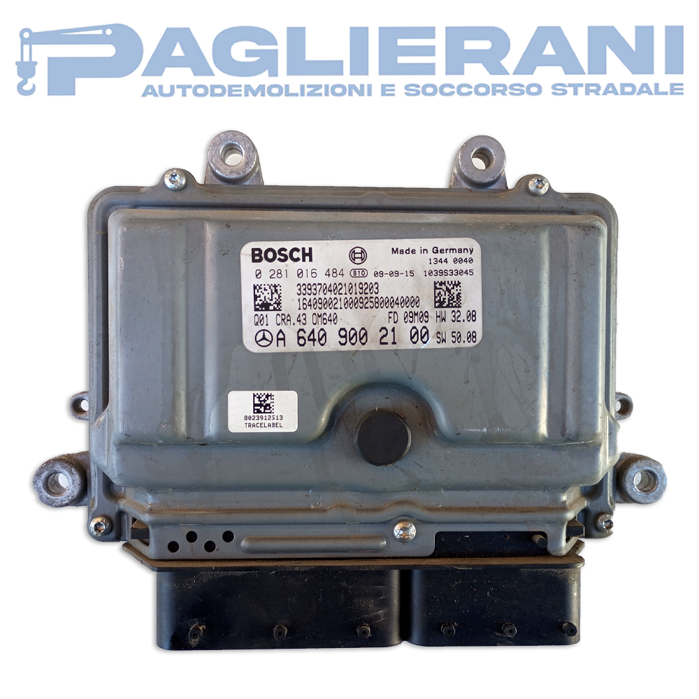Centralina BOSCH ECU Motore Mercedes-Benz Classe B W245 2005-2011 A6409002100 (0281016484)