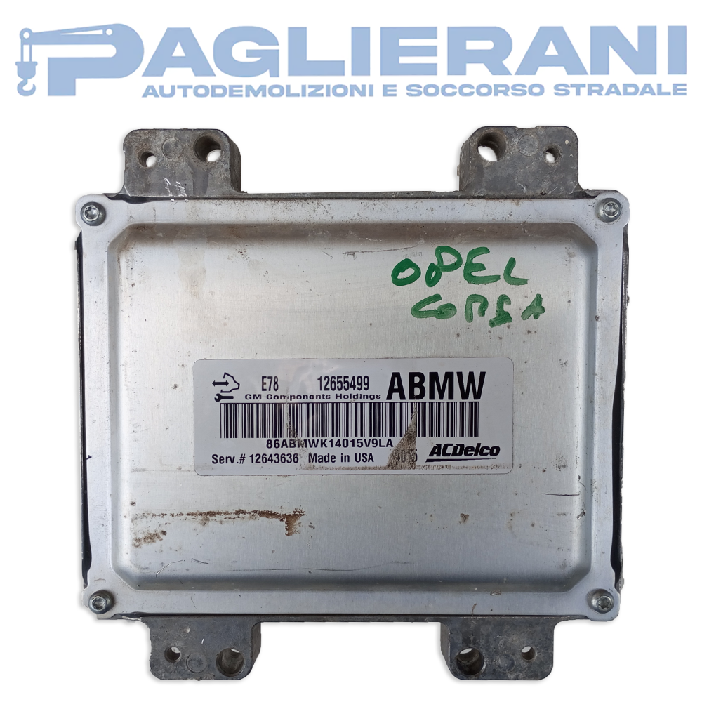 ACDelco ECU Engine Control Unit ABMW Chevrolet Aveo (Ref. Code 12655499)