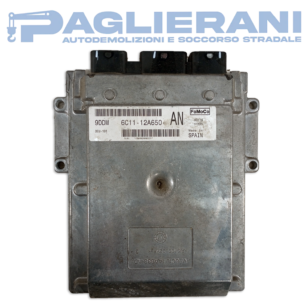 Centralina Fomoco Motore ECU Ford Transit 2006-2014 9DDM (6C11-12A650-AN)