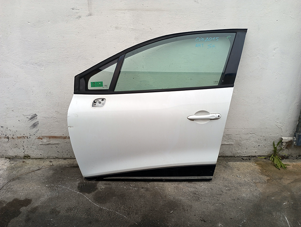 Porta Portiera Sportello Anteriore Originale Completo Sinistro SX Renault Clio Mk4 2015 Bianco