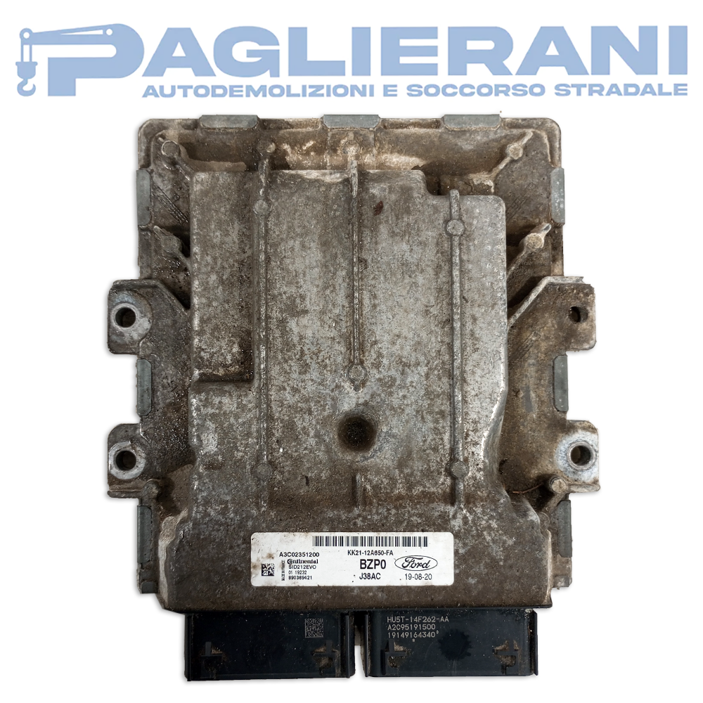 Continental ECU Engine Control Unit Ford Transit 2016-2026 SID212EVO BZP0 J38AC KK21-12A650-FA (A3C02351200)