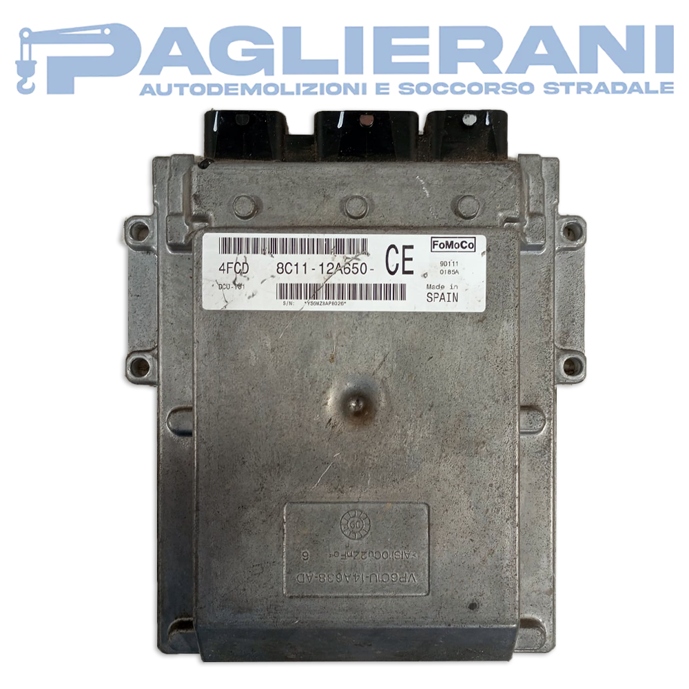 Centralina Fomoco Motore ECU Ford Transit 2006-2014 4FCD (8C11-12A650-CE)