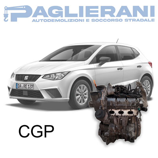 Motore CGP Seat Ibiza 1.2 Benzina-GPL 70cv Euro5B 2012 40.000 Km
