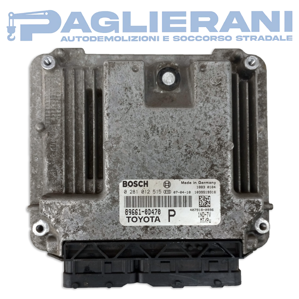 Centralina Motore ECU BOSCH Toyota Yaris 2005-2008 89661-0D470 TOYOTA P (0281012515)