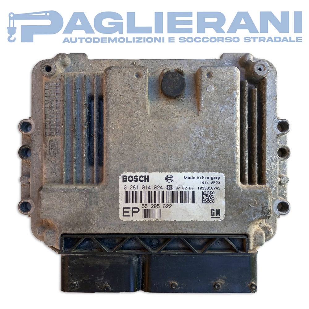 BOSCH GM Engine Control Unit ECU Opel Zafira B 2005-2015 55205622 EP (0281014024)