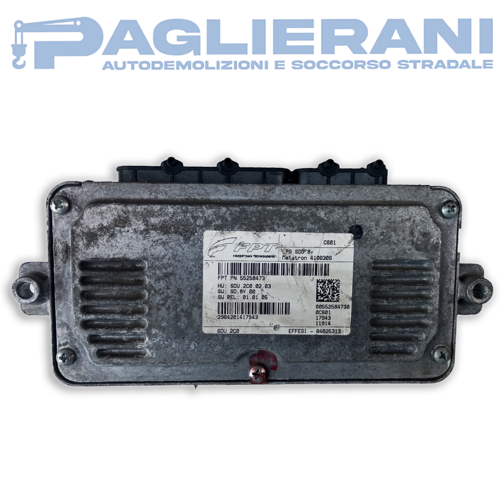 FPT Injection Engine Control Unit ECU FIAT Punto 199 2005-2012 (PN 55258473)