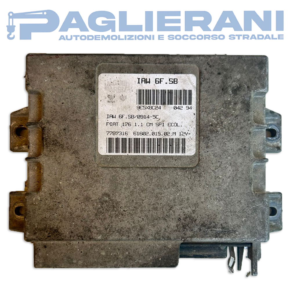Magneti Marelli ECU Engine Control Unit FIAT Punto 176 1993-1999 IAW6FSB (7787316)