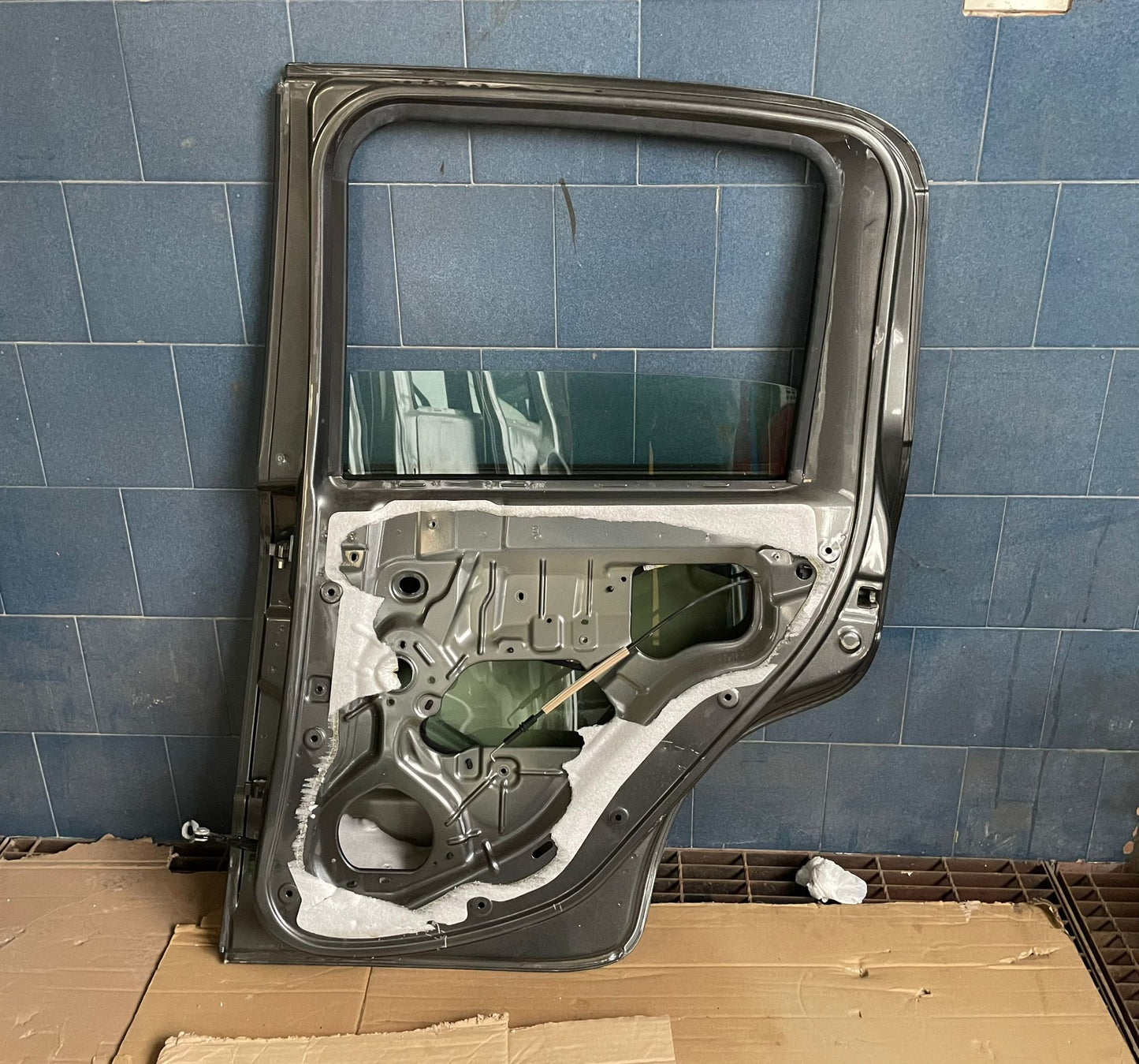 Door Rear Door Original Right DX FIAT Panda 319 Grey 2012-2024