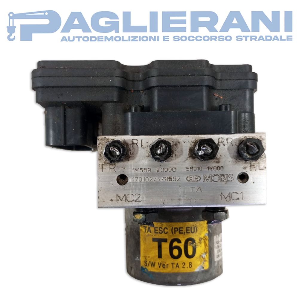 MOBIS Centralina Pompa ABS Hyundai I20 2009-2014 1Y589-20900 (58910-1Y600)